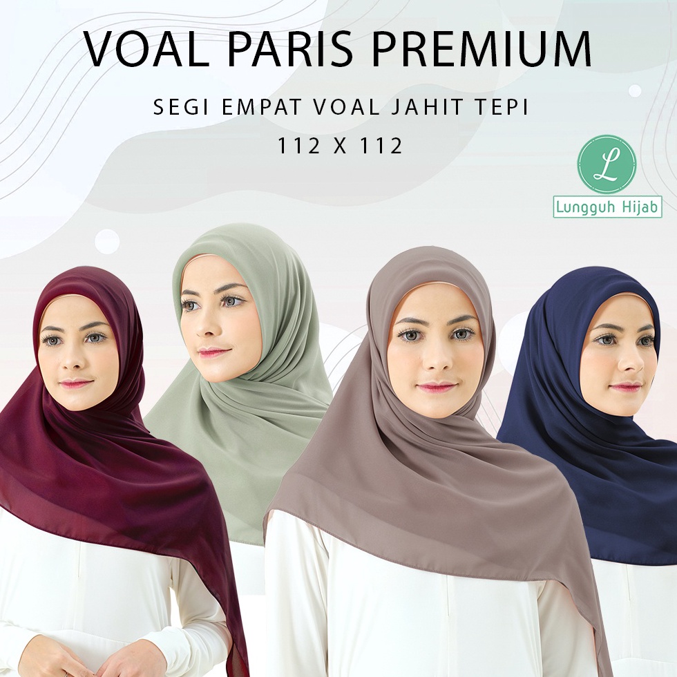 R3d11 HIJAB SEGI EMPAT     SUPER PREMIUM Kualitas Oke