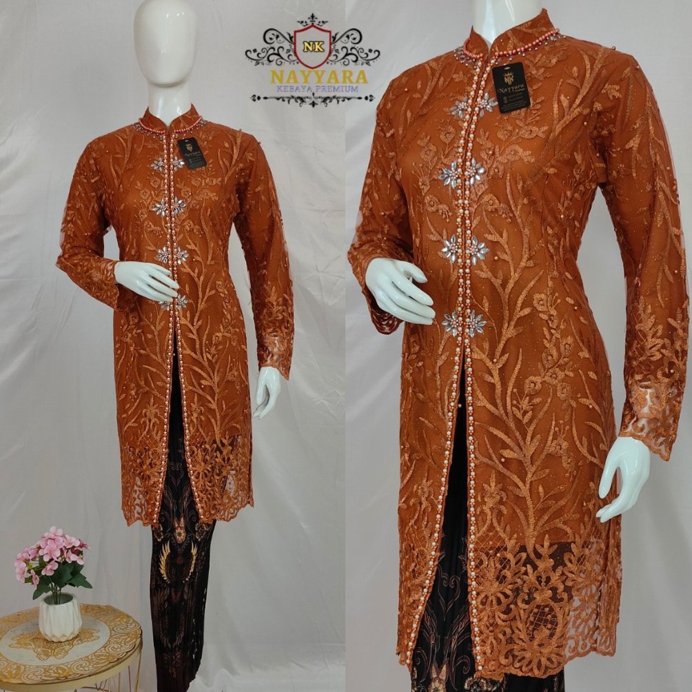 KODE H39E Kebaya Modern  Kebaya Tunik  Setelan Kebaya Brokat  Kebaya Brokat  Kebaya Encim  Tunik Bru