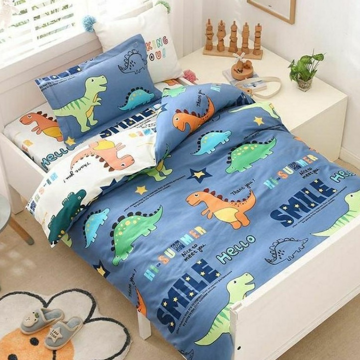 KODE O4W SPREI HOMEMADE AESTHETIC ANAK UKURAN 12 16 18 x 2  SEPREI KARAKTER MOTIF ANAK FREE SARUNG B