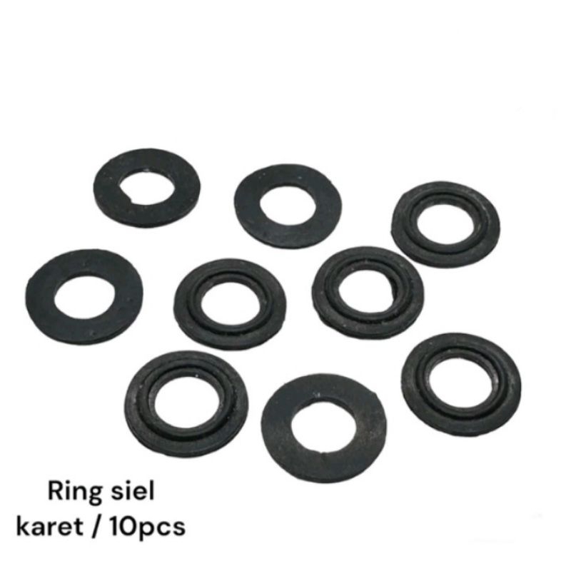RING KARET SIEL KARET LUBANG M10 BAUT 14 RING KARET ORIGINAL SIL MURAH
