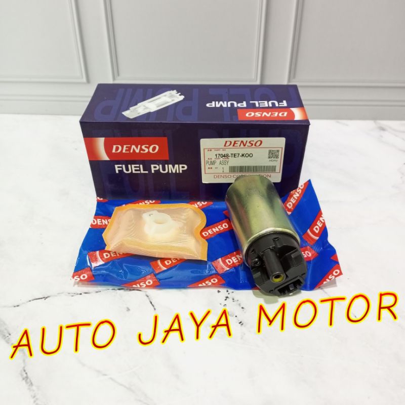 Fuel Ful Pump Rotak Pompa Bensin Brio Mobilio Original Denso