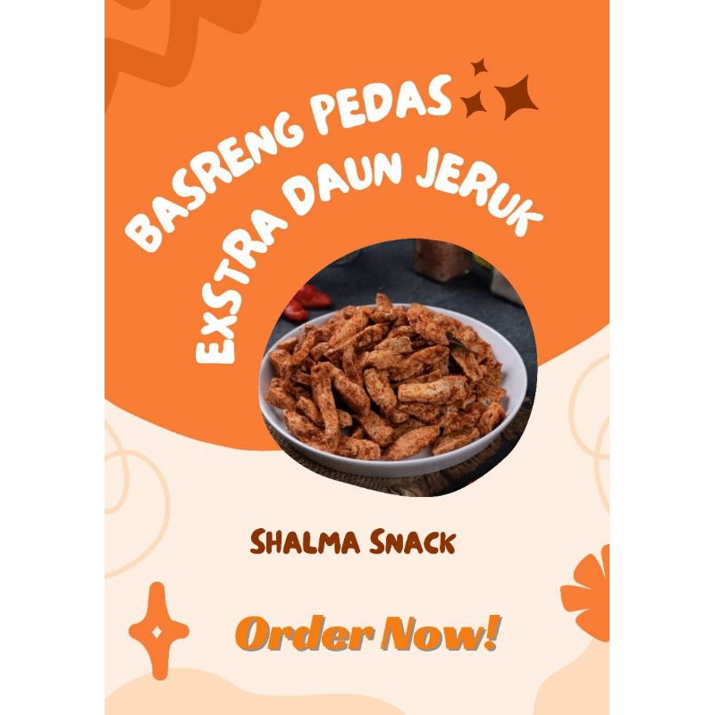 

basreng exstra pedas daun jeruk gurih mantap lezat kemasan 1Kg paling murah