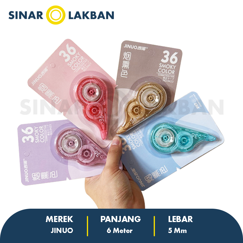 

Tip-ex Roll JINUO Correction Tape SINAR LAKBAN