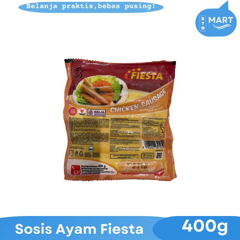 

Fiesta chicken Sausage Sosis ayam 400gr