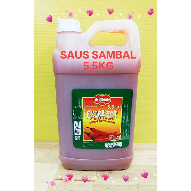 

DEL MONTE SAUS SAMBAL EXTRA HOT 5,5 KG DRIGEN