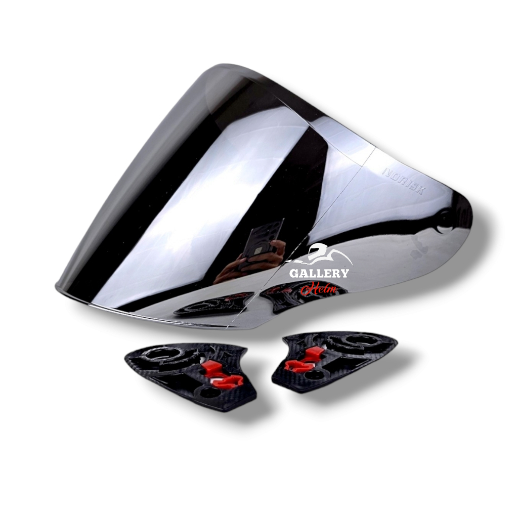 VISOR VENOM SILVER KYT GALAXY, DJ MARU, DJ MAXI | VISOR FLAT