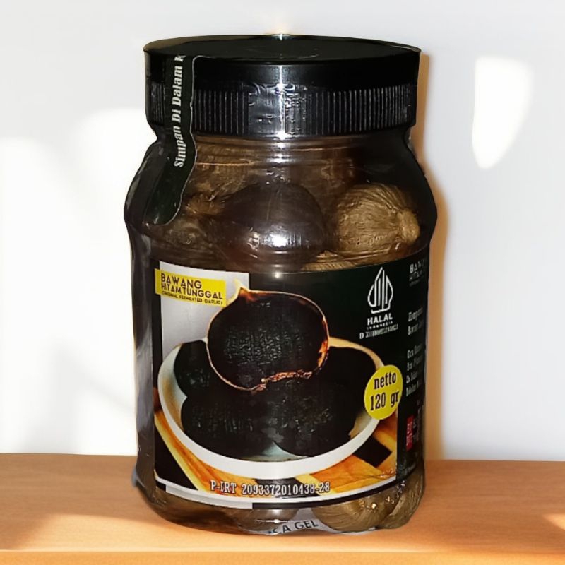 

BAWANG HITAM TUNGGAL KEMASAN 120gr / BLACK GARLIC 120 GRAM / ORIGINAL FERMENTED GARLIC AVI HERBAL / BAWANG PUTIH LANANG / KUALITAS PREMIUM / MURAH / BUKAN BAWANG PUTIH KATING / SINGEL CLOVE GARLIC