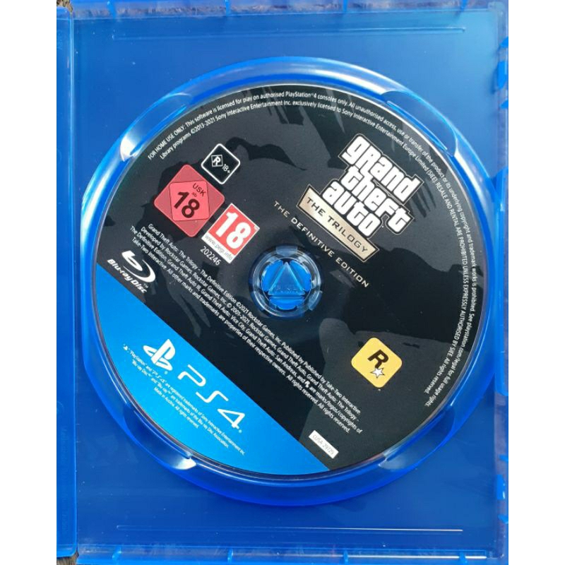 bd ps4 game kaset fisik gta trilogy definitive edition isi 3 game gta san andreas, gta 3 dan gta vic