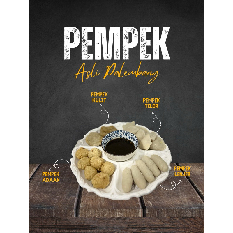 

Pempek ampera 71 Premium siap makan per pcs