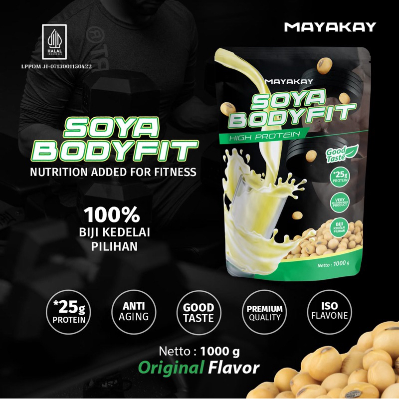

Mayakay soyabodyfit Susu kedelai premium grade A whey soya protein susu kedelai bubuk Susu fitnes susu protein