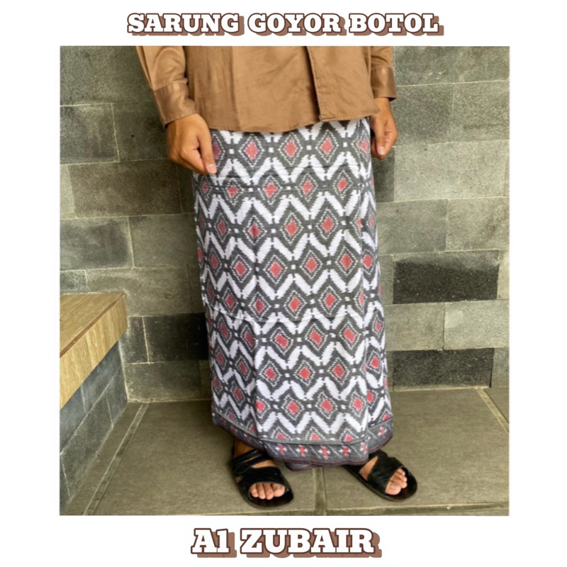 SARUNG GOYOR AL ZUBAIR / ASLI TENUN / JAHITAN TENGAH / HALUS & LEMBUT