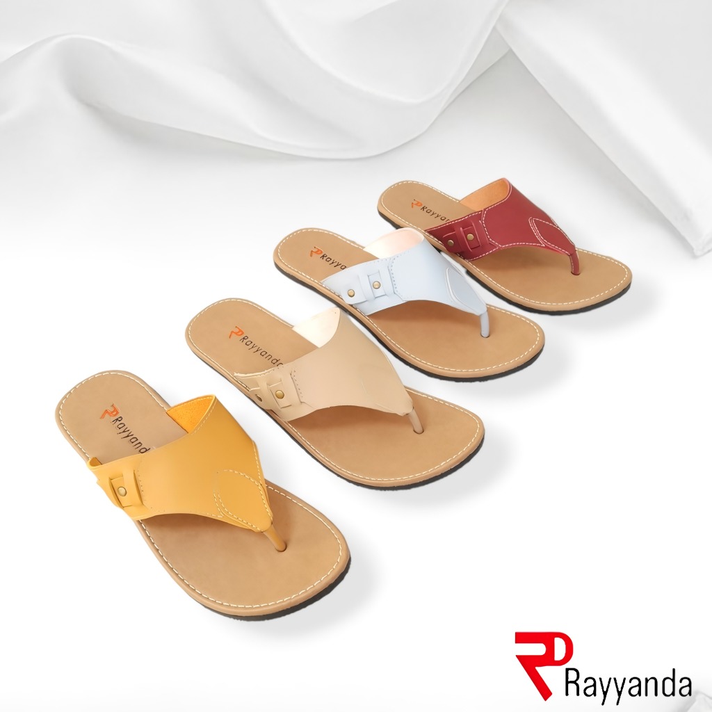 Sandal Wanita Dewasa Jepit Teplek Kekinian Sandal Wanita Vina Simple Elegan Sandal Kulit Wanita