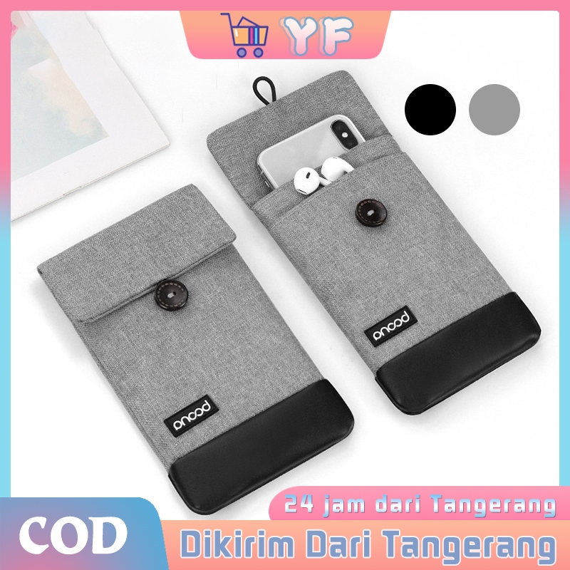 Dompet Pouch Hp / Tas Powerbank Dan Handphone / Tempat Powerbank Dan Charger