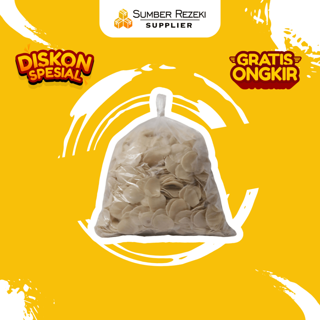 Kerupuk Aci Putih Dakota Iris Repack 1kg/500gr/250gr