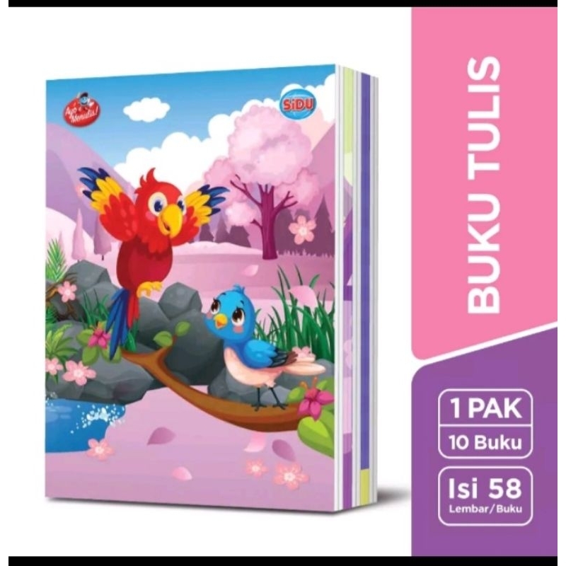 

Buku tulis sidu free sampul coklat