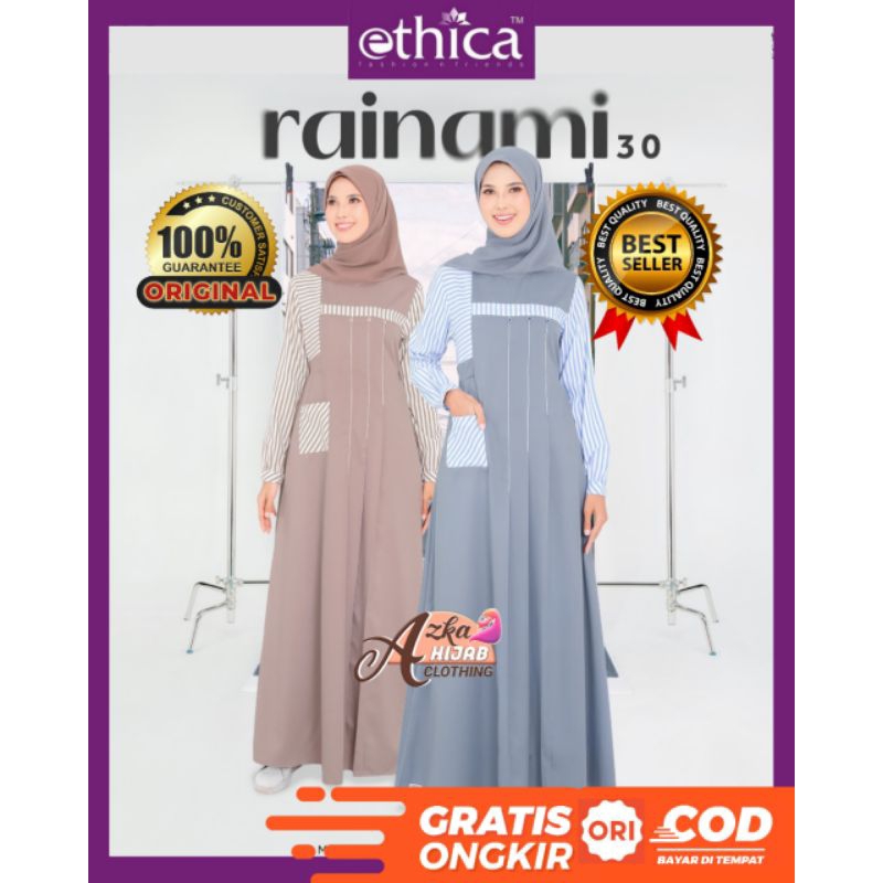 GAMIS ETHICA RAINAMI 30 ETHICA ORIGINAL / BAJU GAMIS TERBARU 2024 / GAMIS SIMPLE ELEGAN / GAMIS MODE