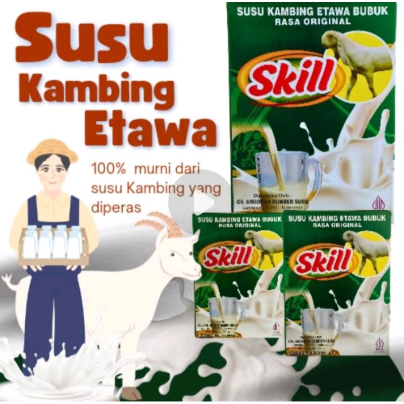 

Susu Kambing Etawa Bubuk Full Cream 1 box Kemasan 250 Gm