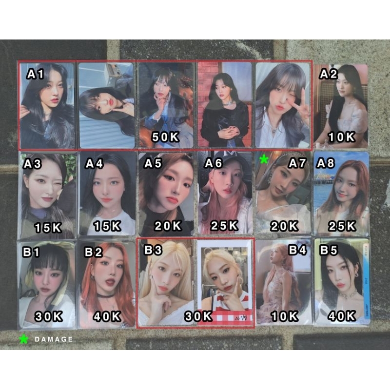 Photocard Choerry Hyeju Gowon Haseul Vivi Kim Lip Loona
