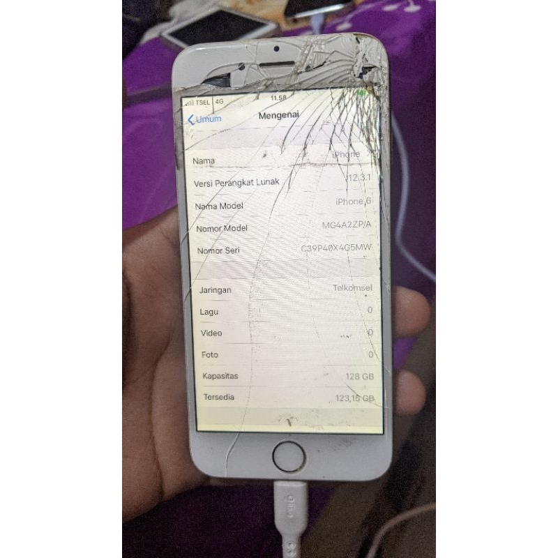 mesin dan housing iphone 6 64gb bypass wifi