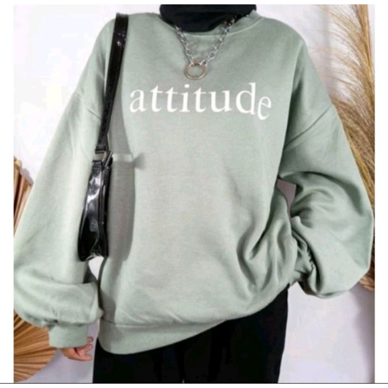 SWEATER ATTITUDE OBLONG CREWNECK WANITA