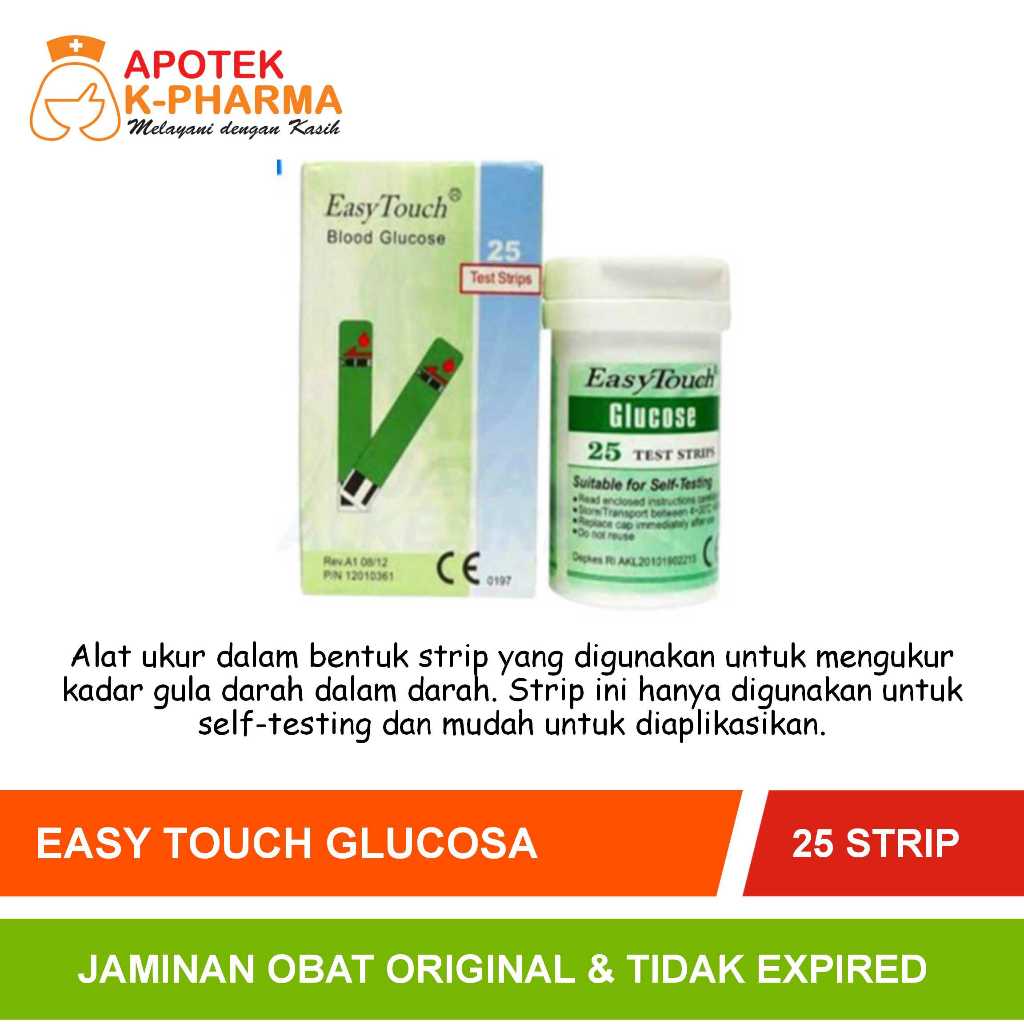 Easy Touch Glukosa Isi 25 Strip