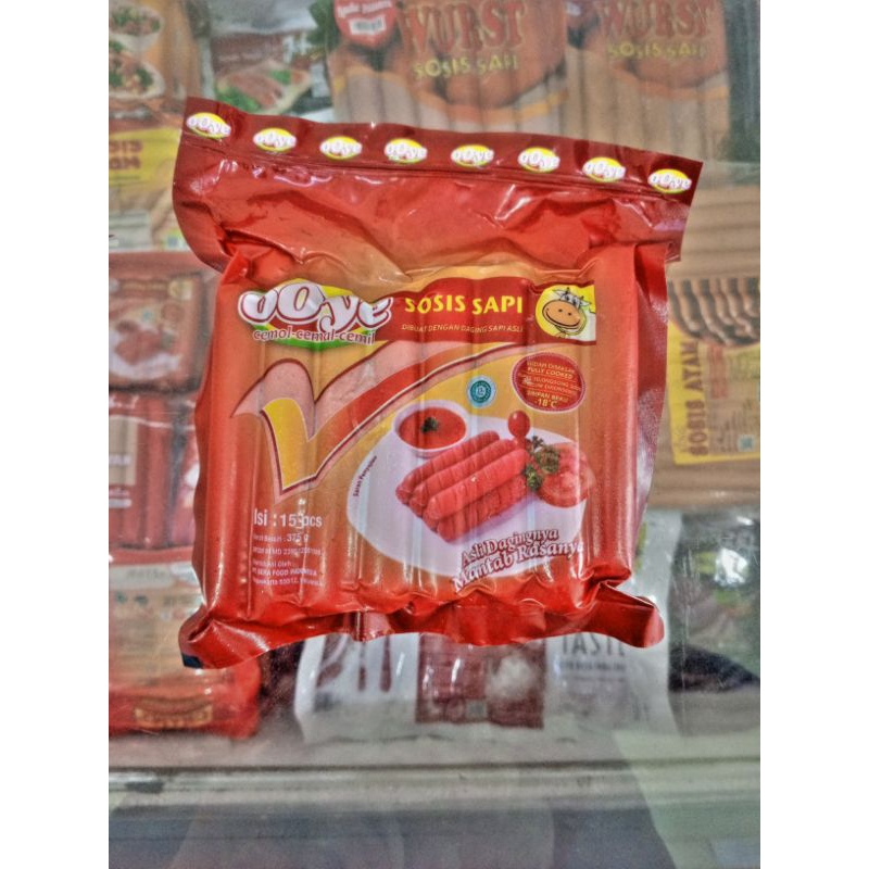

Ooye Sosis Sapi 375gr / Sosis Sapi / Beef Sausage / Ooye