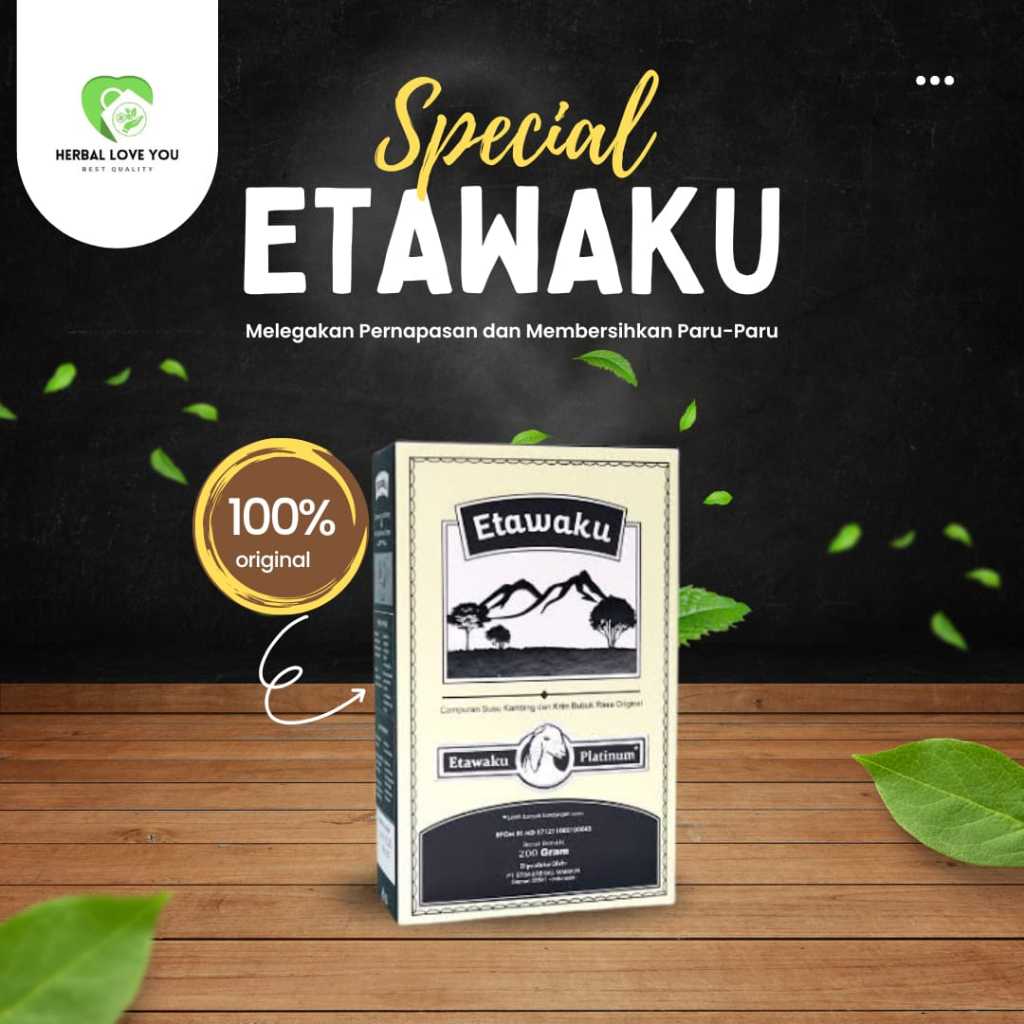 

Etawaku Platinum Original - Solusi Masalah Pernafasan dan Persendian 200gr Samarinda