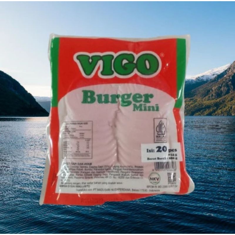 

Vigo Mini Beef Burger 20 pcs / 280 gram