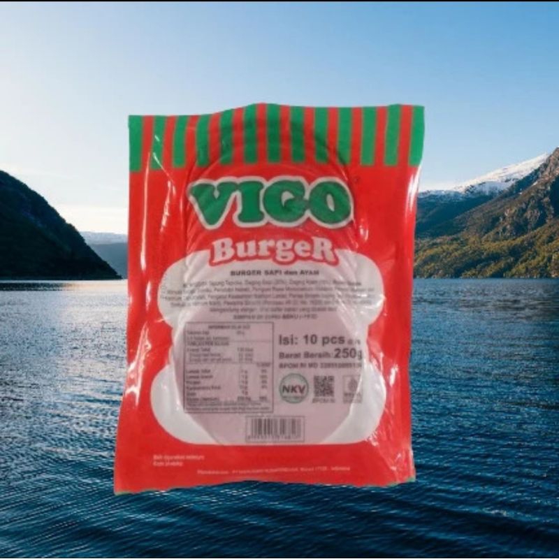 

Vigo Beef Burger 10 pcs / 250 gram