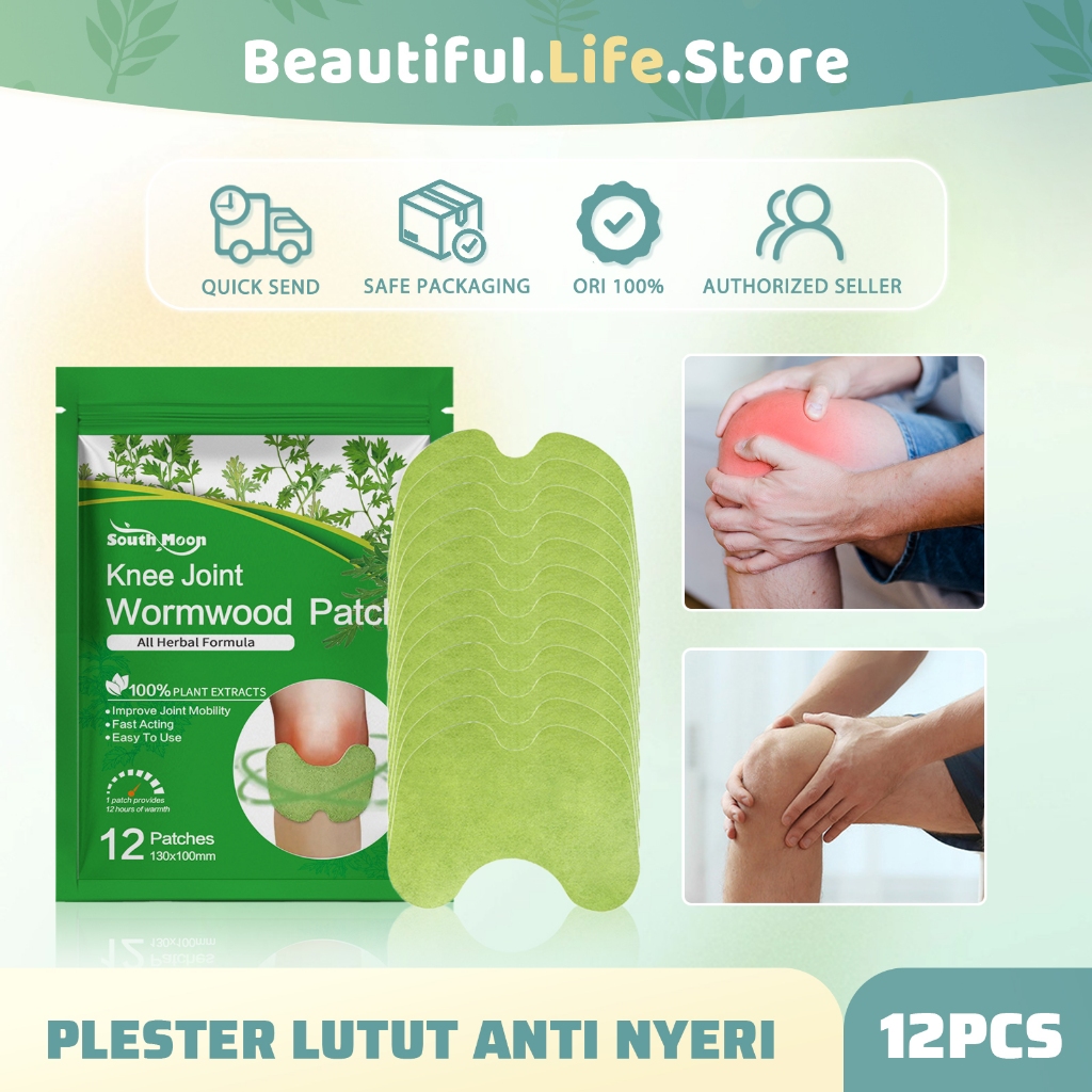 SOUTH MOON Plester Lutut Anti Nyeri Knee Patch Herbal Plaster Knee Patch Koyo Lutut