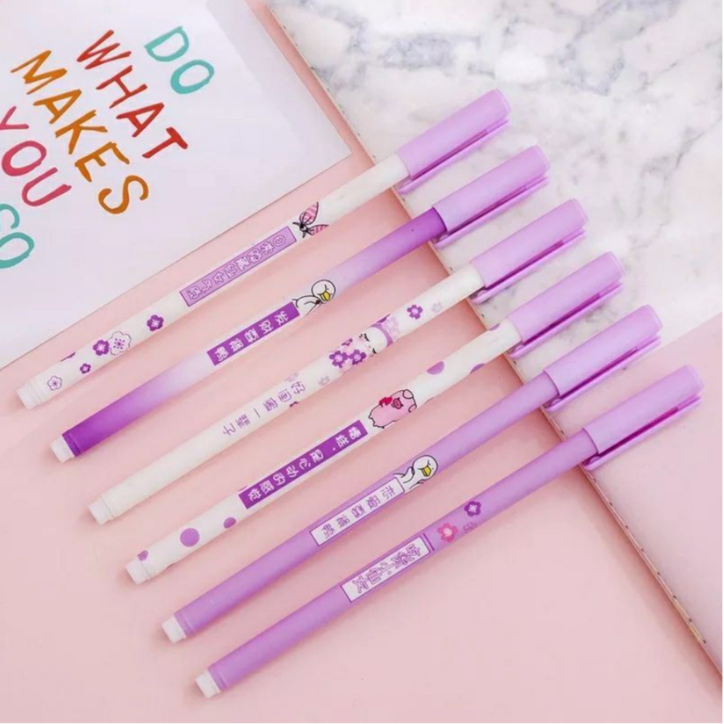 

Pulpen Bisa Hapus Bolpoin Gel Erasable Pen Motif Karakter Lucu