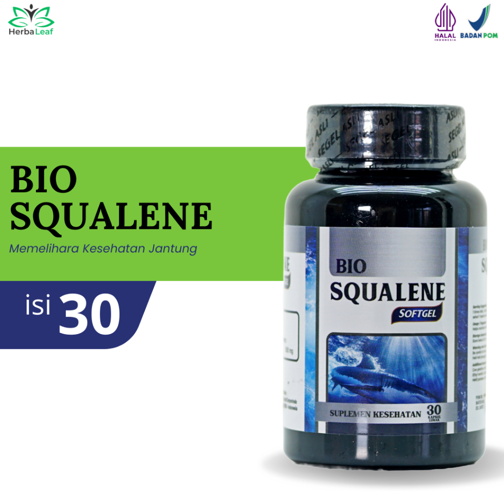 Vitamin Minyak Hati Ikan Hiu Omega 3 Squalene Suplement Dewasa anak dan Ibu Hamil Multivitamin COD