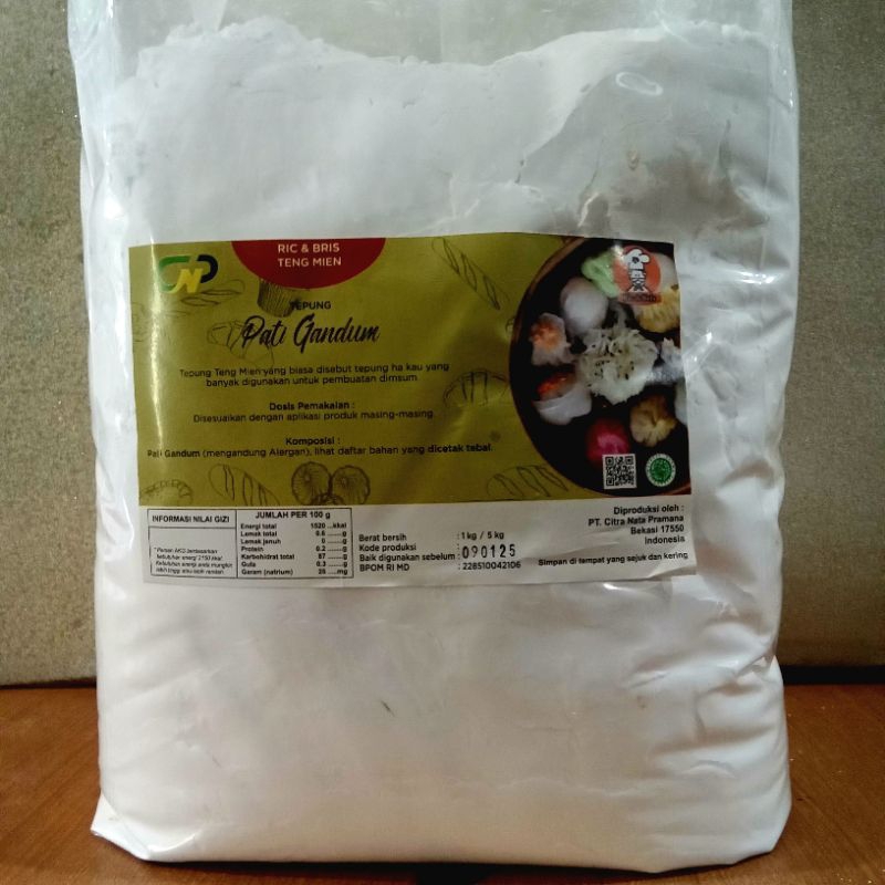 

TEPUNG TENG MIEN / TEPUNG PATI GANDUM REPACK 250/500/1KG