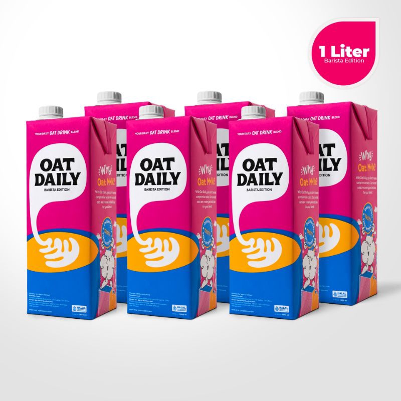 

OAT DAILY Barista Edition 1L @6 Liter Oat Milk