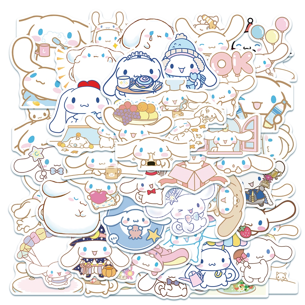 

Lucu Sanrio Stiker Kartun Cinnamoroll Stiker Anti Air Stikers Berperekat Waterproof sticker decal buat Motor Helm Buku Journal Koper Casing HP Laptop Botol Minum
