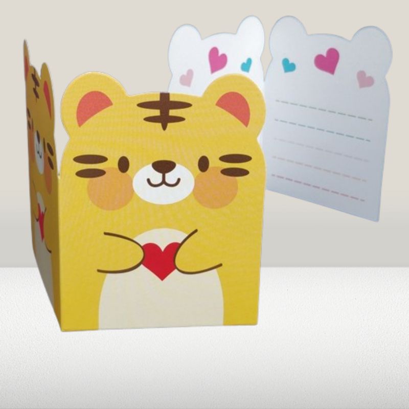 

1 Pcs Sticky Notes Karakter Catatan Memo Catatan Kartu Undangan