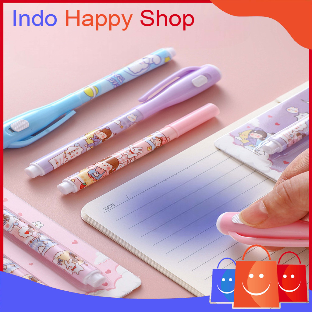 

Pulpen Magic Invisible Tinta Transparant Sinar Uv 1131