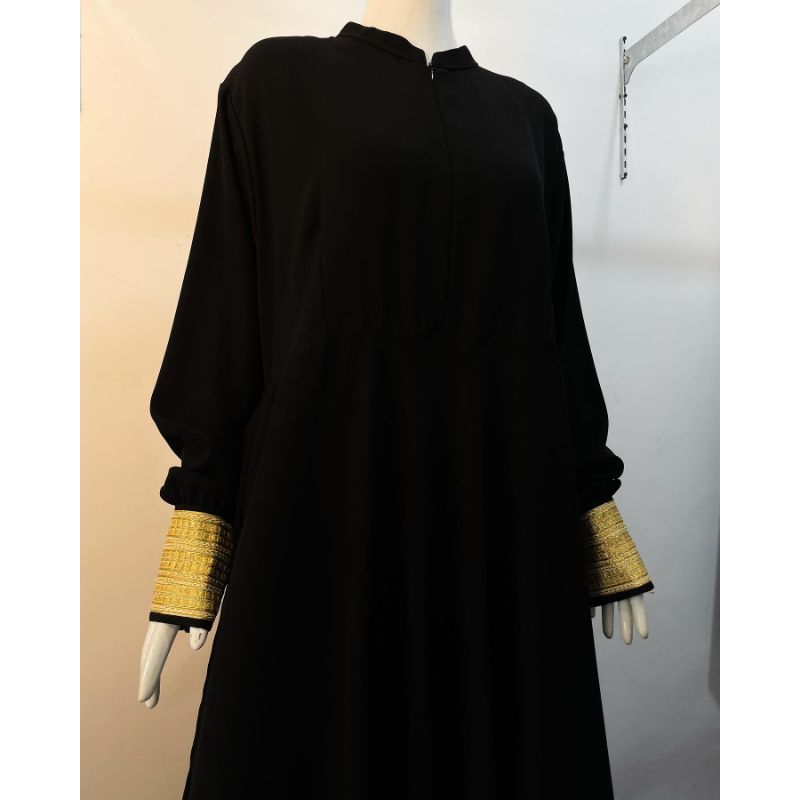 ABAYA KHADIJAH HERMOSA | ABAYA JETBLACK | GAMIS JETBLACK