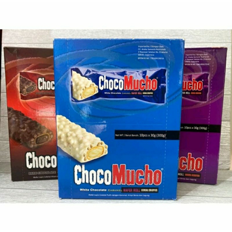 

Choco Mucho Wafer Roll 1 box isi 10 BOLEH CAMPUR