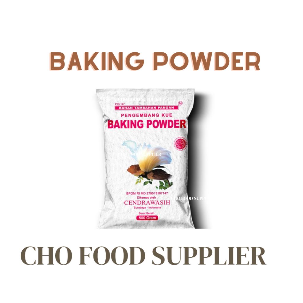 

BAKING POWDER CENDRAWASIH 500 GR