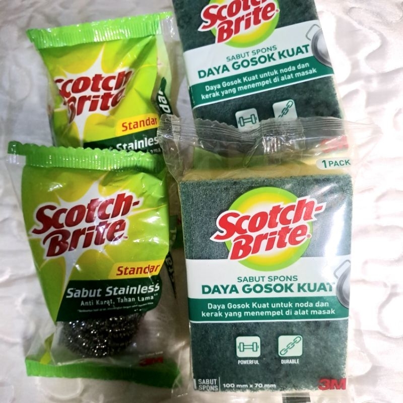 Scotch Brite Sabut Spons - Sabut Stainless