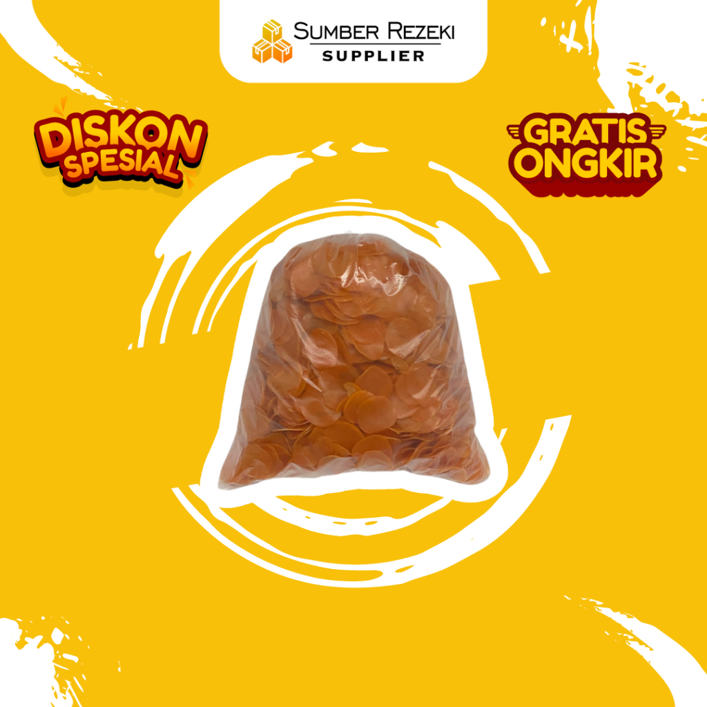 

Kerupuk Aci Oren Dakota Iris Repack 1Kg/500gr/250gr