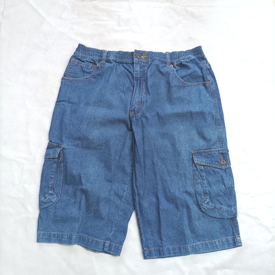 celana pendek airwalk casual denim cargo shorts pant vintage Xl