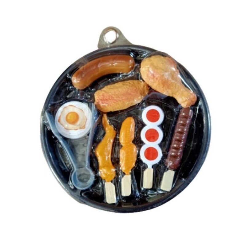 Mainan Masak Masakan Barbeque BBQ Nampan Bulat SS1588