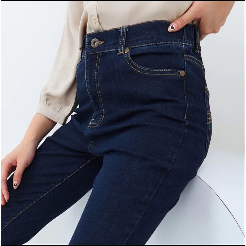 Geela Celana panjang wanita Drak blue dkinny (G.3707)