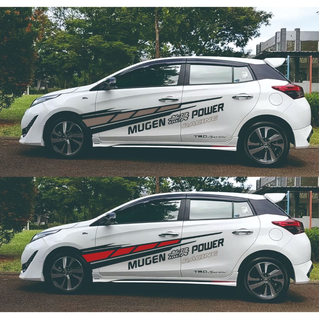 Stiker Mobil Yaris Lis cutting Aksesoris jazz brio agya ayla keren minimalis