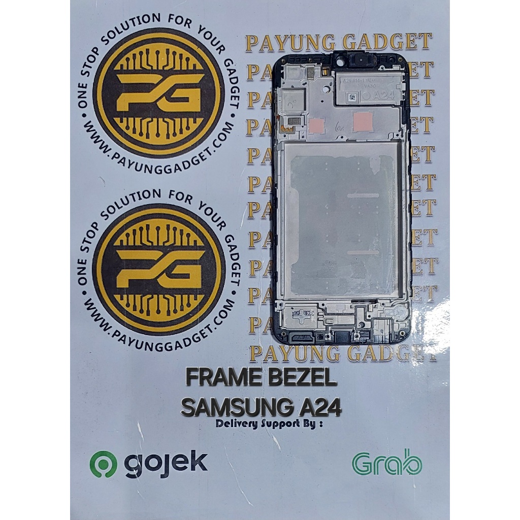 FRAME BEZEL TATAKAN LCD SAMSUNG A24 ORIGINAL COPOTAN 100%