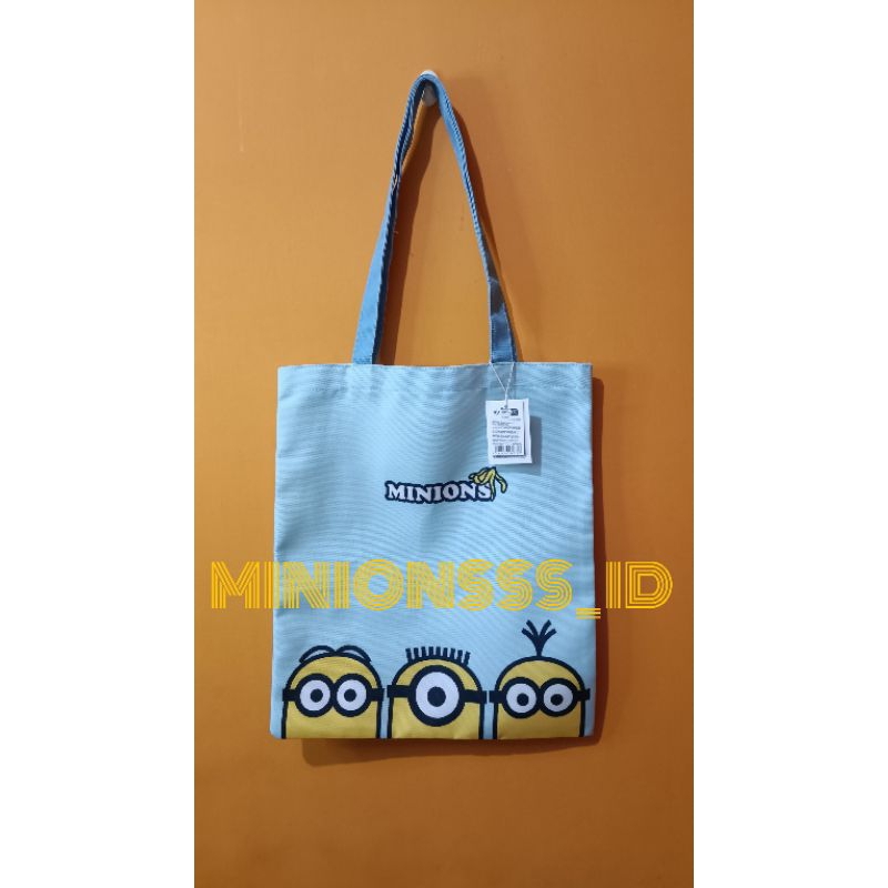 Tas Totebag Minions Original Miniso x Despicable me