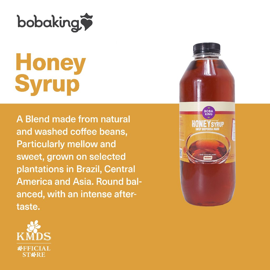 

BOBAKING Honey Syrup 1L