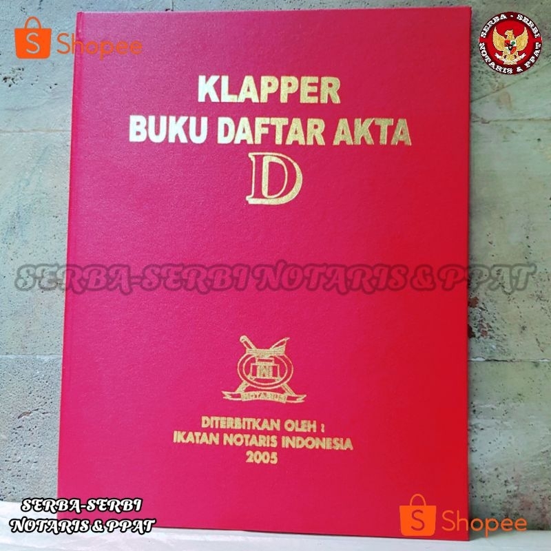 

Buku klapper daftar akta abjad huruf D